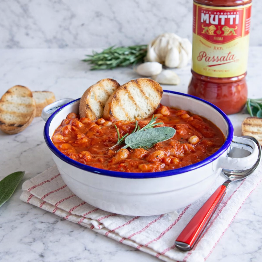 Tomato Puree Bean Soup