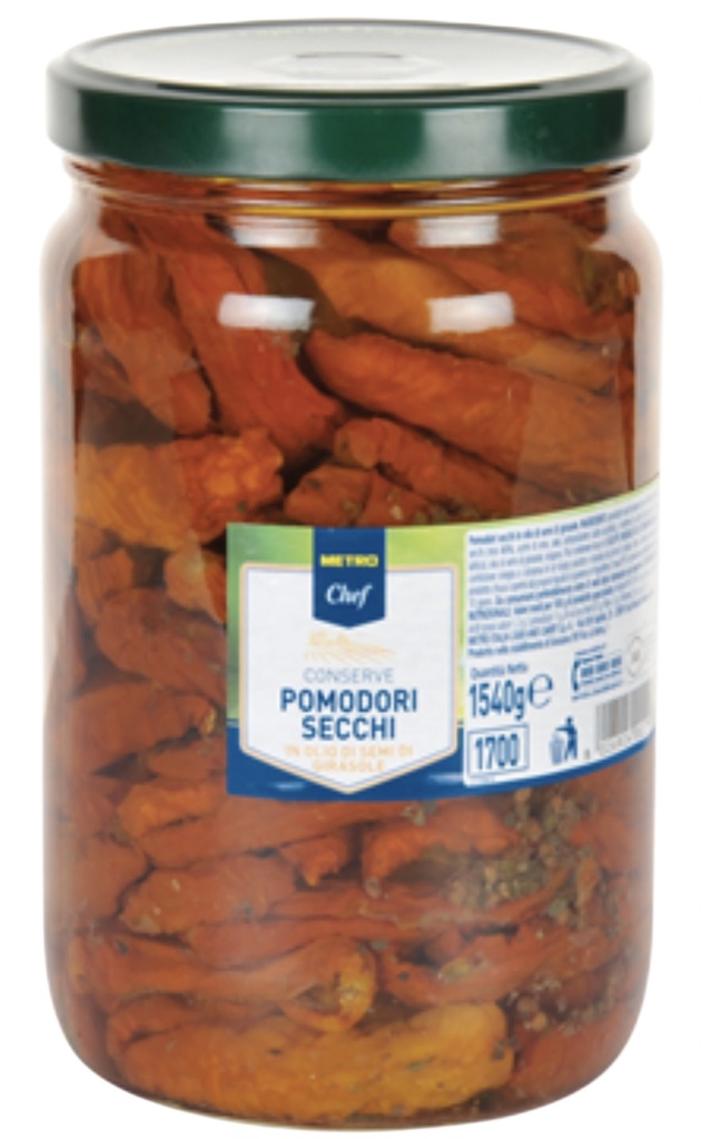 Metro Chef - Pomodori secchi a fette in olio di semi 1540g