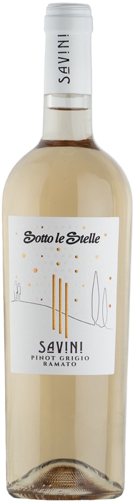 萨维尼酒庄阿普蒂尼山烁耀冉玛托灰皮诺干白葡萄酒 Savini - Sotto le Stelle Pinot Grigio Ramato 750ml