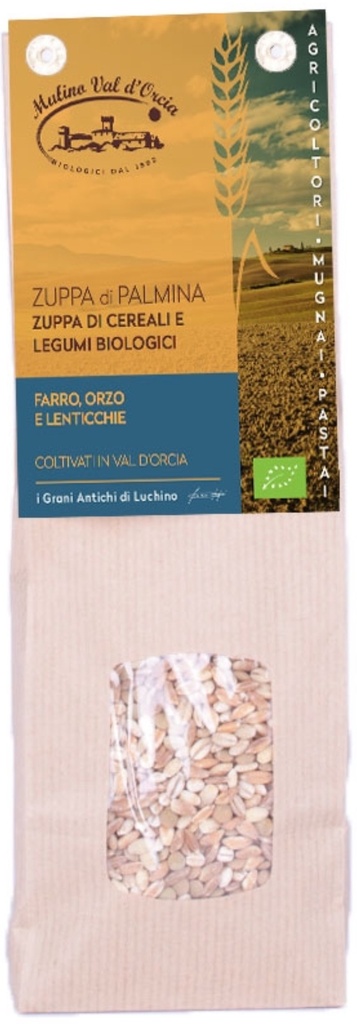 Mulino Val D'Orcia - Zuppa di Palmina, Organic Cereal & Legume Soup 350g