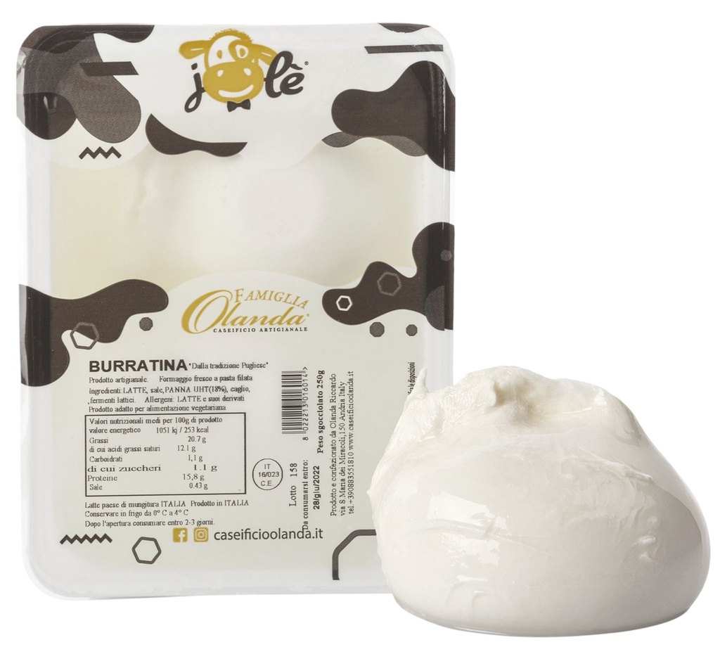 ​Caseificio Olanda - Burratina senza nodo125g x 2 