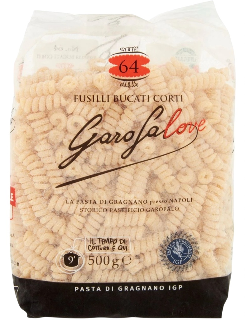 Garofalo - Fusilli Bucati Corti PGI Gragnano N°64 500g