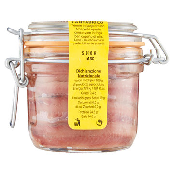 Balistreri - Marca Vaticano Alici del Cantabrico in olio di oliva 250g