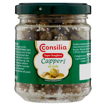 Consilia - Capers with Salt 140g