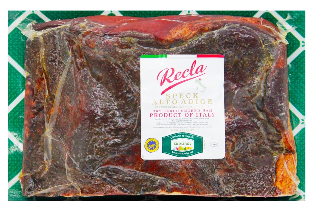 KG-Recla - Speck Alto Adige PGI Dry Cured Smoked Ham