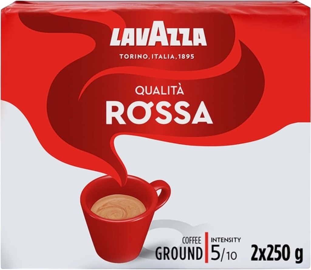 LavAzza - Caffe’ Macinato Rosso 250g x 2 Pacchi