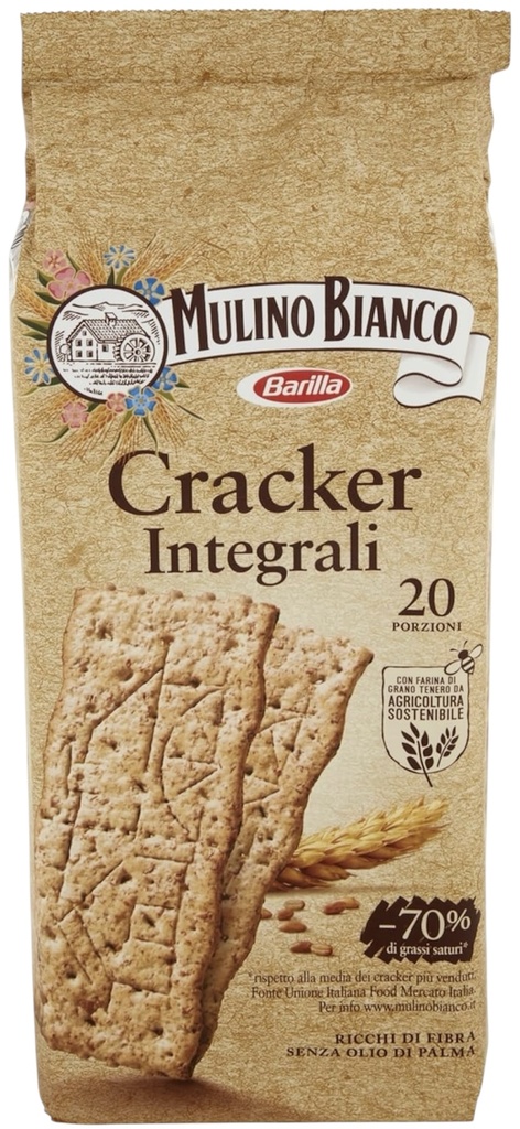Mulino Bianco - Whole Wheat Crackers 全麥餅乾 500g