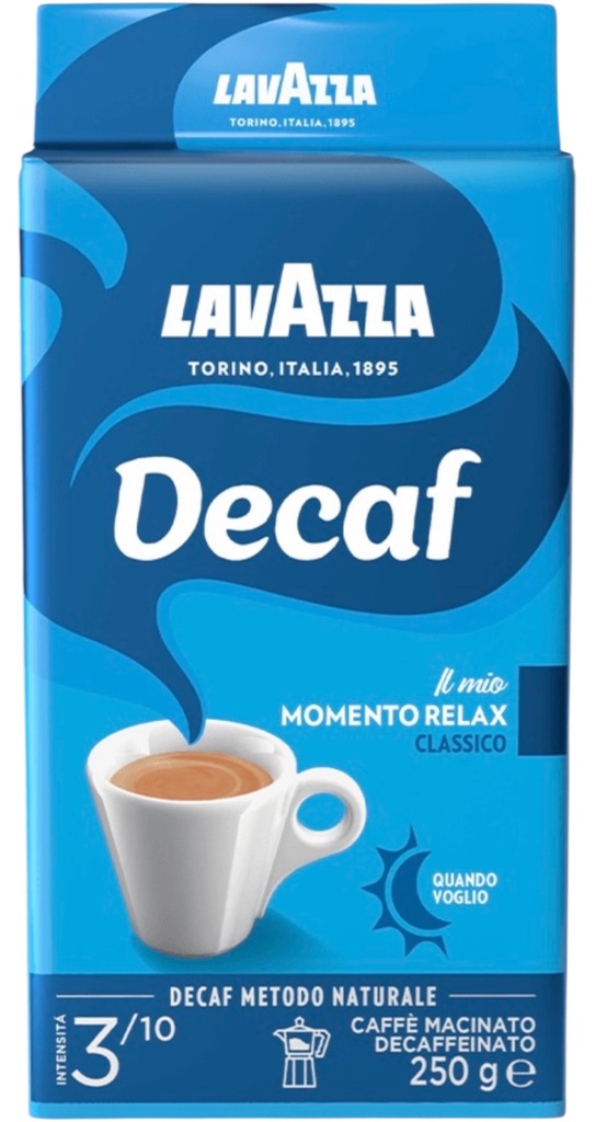 LavAzza - Decaffeinated Ground Coffee 250g
