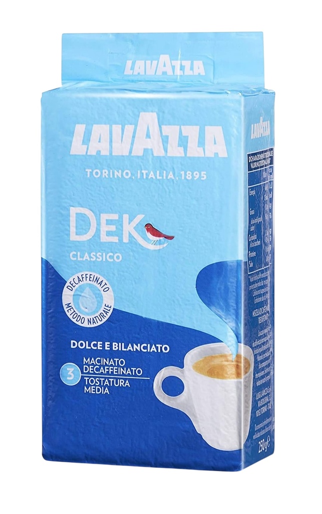 LavAzza - Decaffeinated Ground Coffee 250g