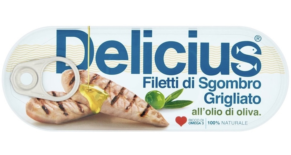 Delicius - Mackerel Fillets in Olive Oil 125g