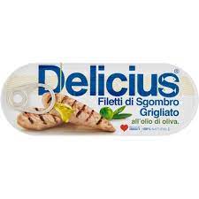 Delicius - Mackerel Fillets in Olive Oil 125g