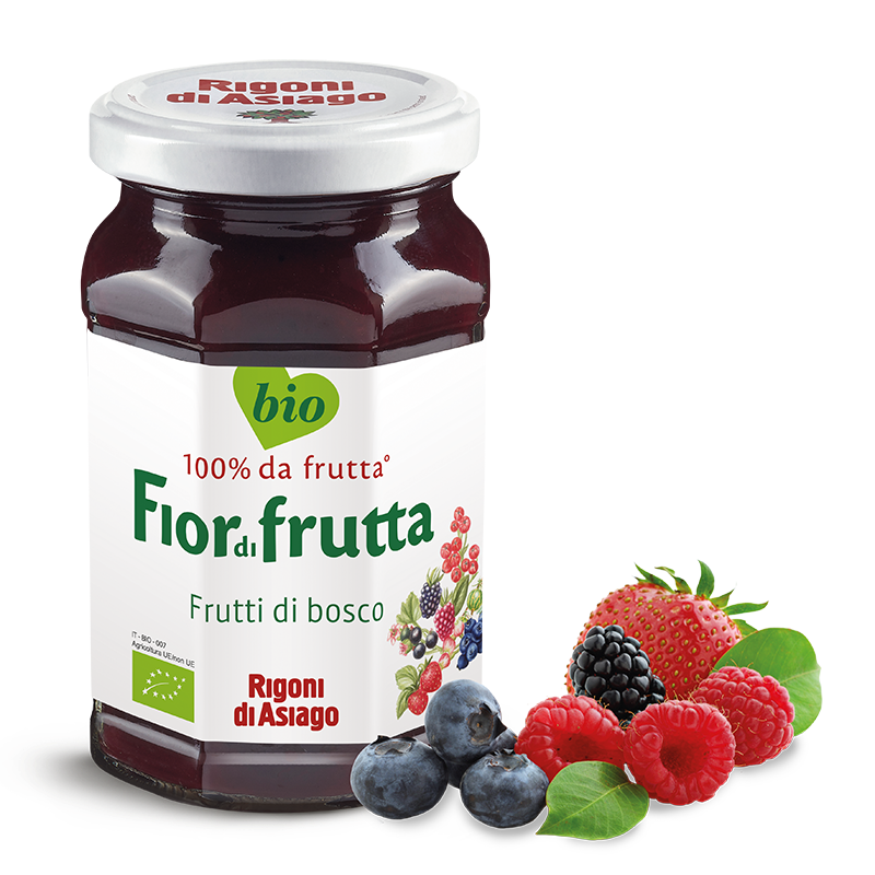 Rigoni di Asiago Fiordifrutta - Wild Berries Organic Fruit Spread 330g
