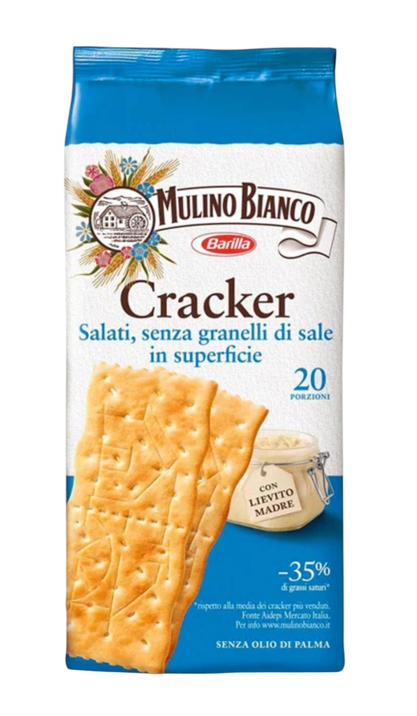 Mulino Bianco - Crackers without Rock Salt 500g