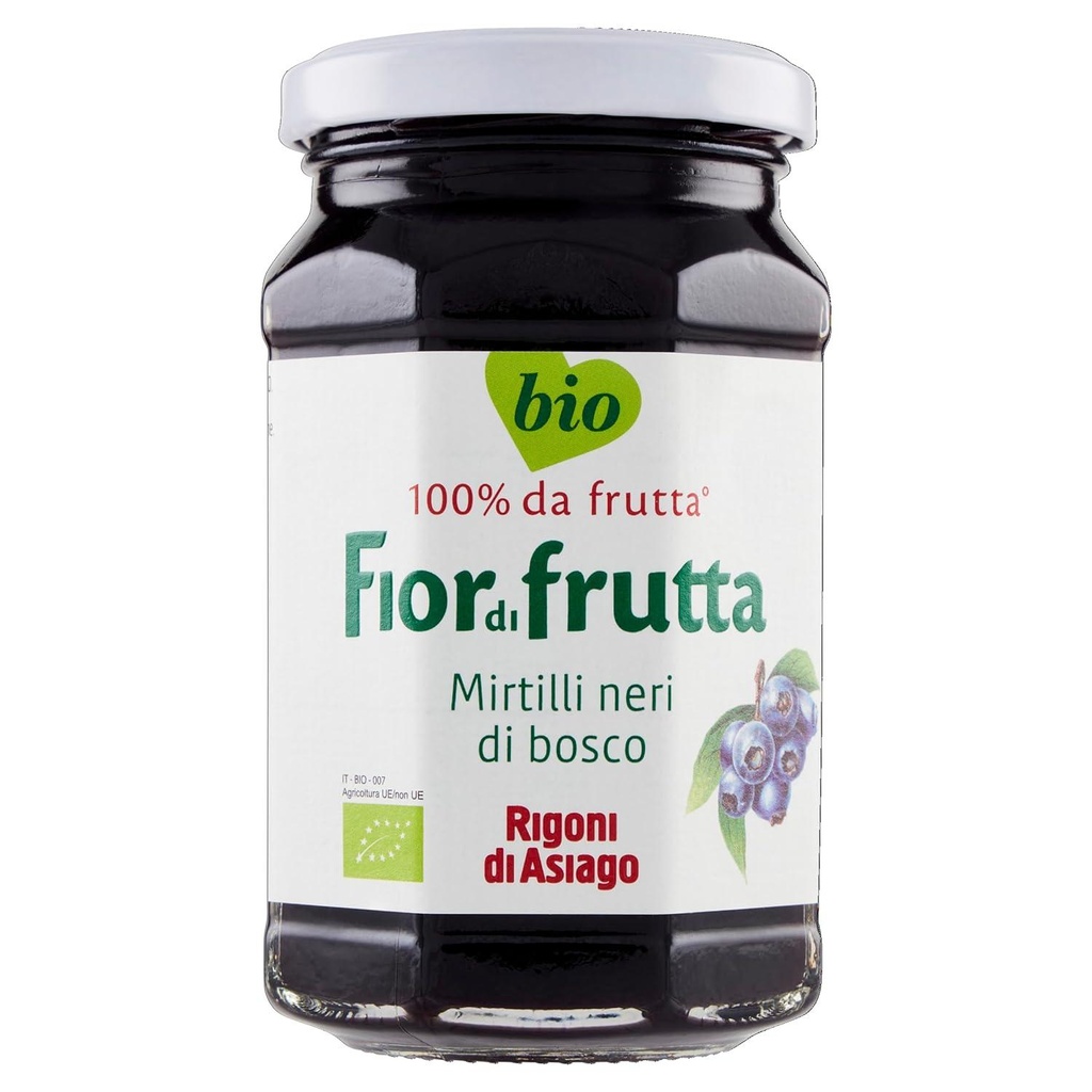 Rigoni di Asiago Fiordifrutta - Blueberry Organic Fruit Spread 330g