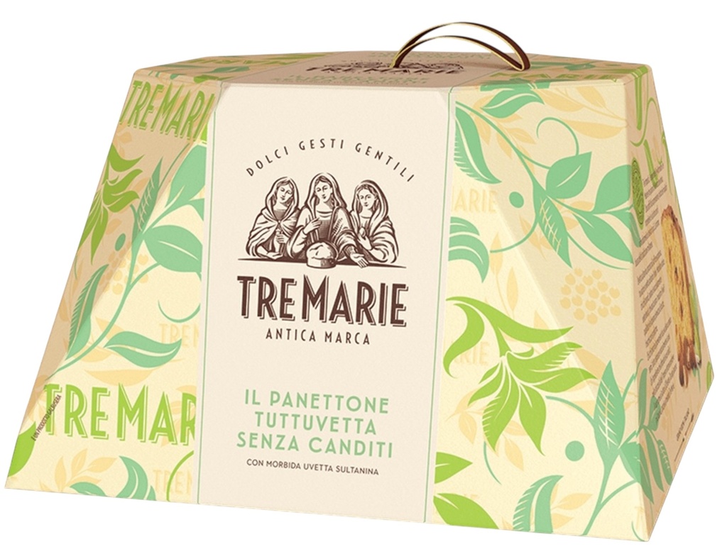 Tre Marie - Panettone No Candied Fruit 1Kg