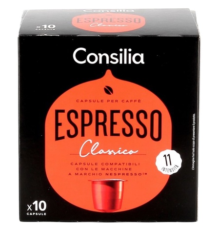 [34258] Consilia - Classic Coffee Nespresso 10 Capsules