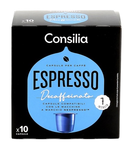 [34274] Consilia - Decaf Coffee Nespresso 10 Capsules