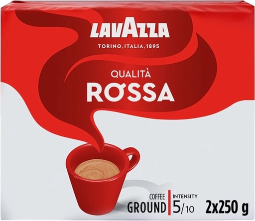 [37036] LavAzza - Ground Coffee Red 意大利精裝咖啡粉 250g x 2 Packs