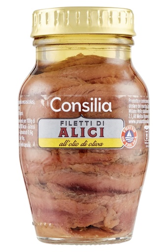 [417709] Consilia - Anchovies Fillets in Olive Oil 橄欖油浸鯷魚 156g