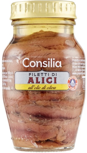 [417709] Consilia - Anchovies Fillets in Olive Oil 156g