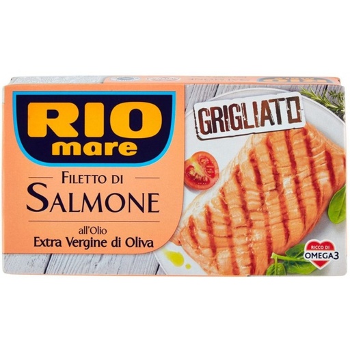 [43333 (58737)] Rio Mare - Salmon Fillet in Extra Virgin Olive Oil 特級初榨橄欖油浸三文魚柳 125g