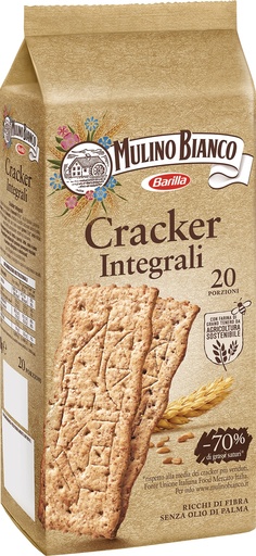 [504597] Mulino Bianco - Crackers Integrali 500g