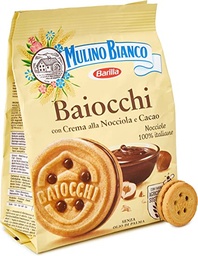 [057853] Mulino Bianco - Baiocchi (Hazelnuts Biscuits) 260g