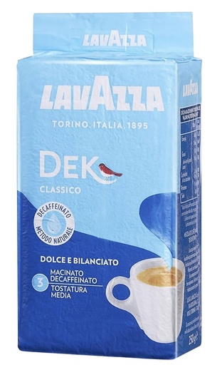 [63057] LavAzza - Decaffeinated Ground Coffee 無咖啡因咖啡粉 250g