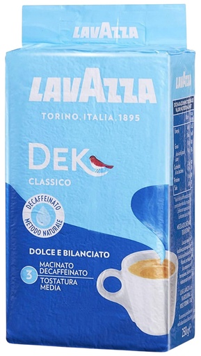[63057] LavAzza - Decaffeinated Ground Coffee 250g