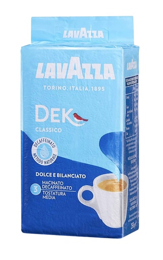 [63057] LavAzza - Decaffeinated Ground Coffee 250g