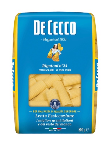 [72405] De Cecco - Rigatoni N°24 500g