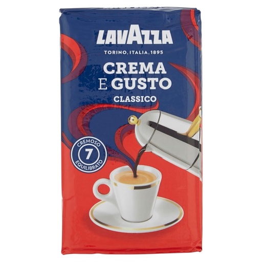 [75358] LavAzza - Ground Coffee Crema & Gusto 250g
