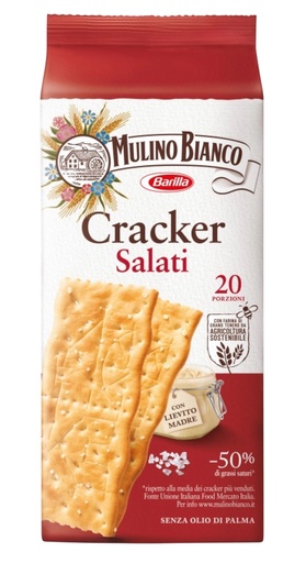 [91868] Mulino Bianco - Crackers with Rock Salt 500g