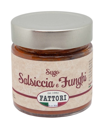 [FCPS14] Fattori - Sausage Mushroom Sauce Gluten Free 185g