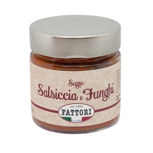 [FCPS14] Fattori - Sausage Mushroom Sauce Gluten Free 185g