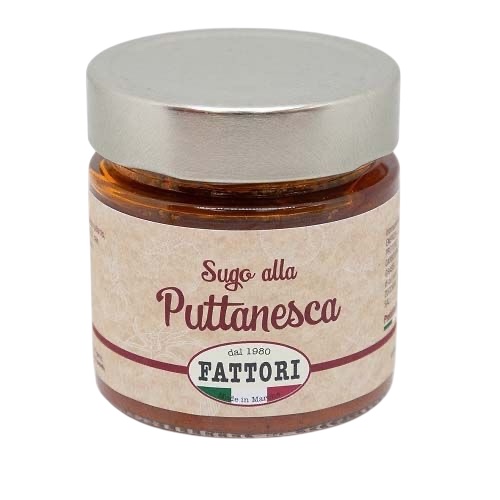 [FCPS16] Fattori - Puttanesca Sauce Gluten Free 185g