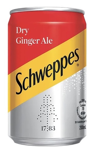 [KF-C25Ginger] Schweppes - Dry Ginger Ale 200ml