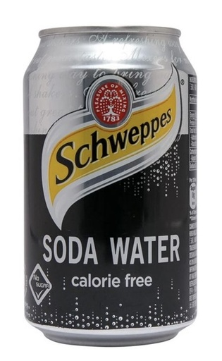 [KF-C33Soda] Schweppes - Soda Water 330ml