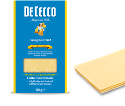 [788494] De Cecco - Semolina Lasagna Sheets N°502 杜蘭麥粉千層麵皮 500g