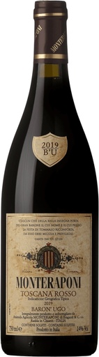 [IF-Monter-BaronUgo] Monteraponi - Toscana Rosso I.G.T. “Baron’ Ugo” 750ml
