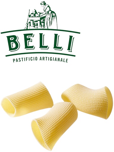 [BE-PAC-EXP-006] 貝麗牌手工條紋粗管意粉  Belli - Paccheri Rigati Durum Wheat Semolina 500g 
