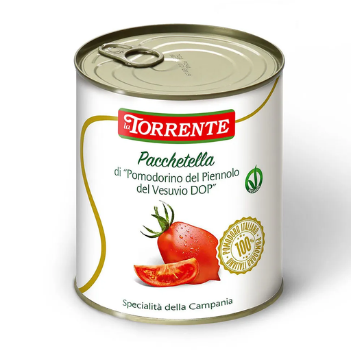 [967784] La Torrente - Pacchetelle Piennolo Cherry Tomato DOP tin 800g