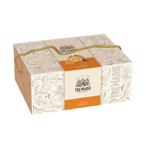 [G2050362] 3 Marie - Colomba, Traditional Italian Easter Cake  1Kg 