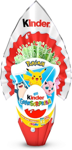 [G8554596_F] Ferrero - Kinder Easter Egg Gransorpresa Classico T3 Pokemon Gr. 150