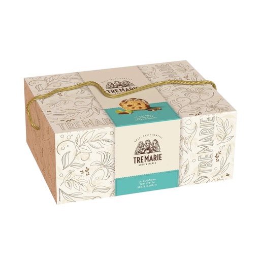[G2050364] 3 Marie - Colomba, Traditional Italian Easter Cake without Candied Fruit 1Kg