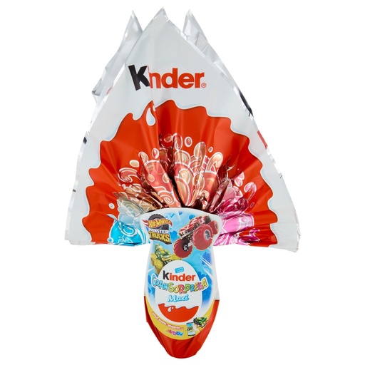 [G8554597_M] Ferrero - Kinder Easter Egg T4.5 GranSorpresa Maxi Hot Wheels Gr. 220