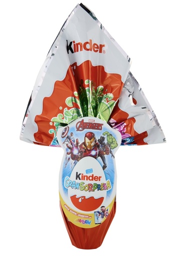 [G8554596_M] Ferrero - Kinder Easter Egg Gransorpresa Classico T3 Avengers Gr. 150