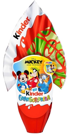 [G8554596_M] Ferrero - Kinder Easter Egg Gransorpresa Classico T3 Mickey and friends Gr. 150