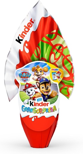 [G8554596_M2] Ferrero - Kinder Easter Egg Gransorpresa Classico T3 Paw Patrol Gr. 150 