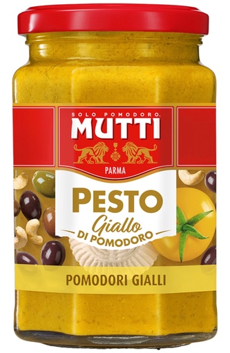 [562902]  Mutti – Pesto Giallo di Pomodoro, 180g